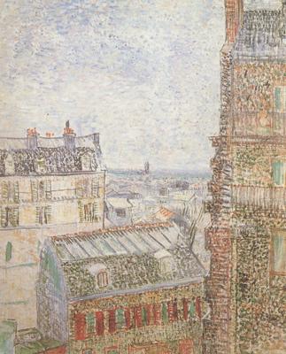 Vincent Van Gogh View of Paris from Vincent's Room in t he Rue Lepic (nn04) oil painting picture
